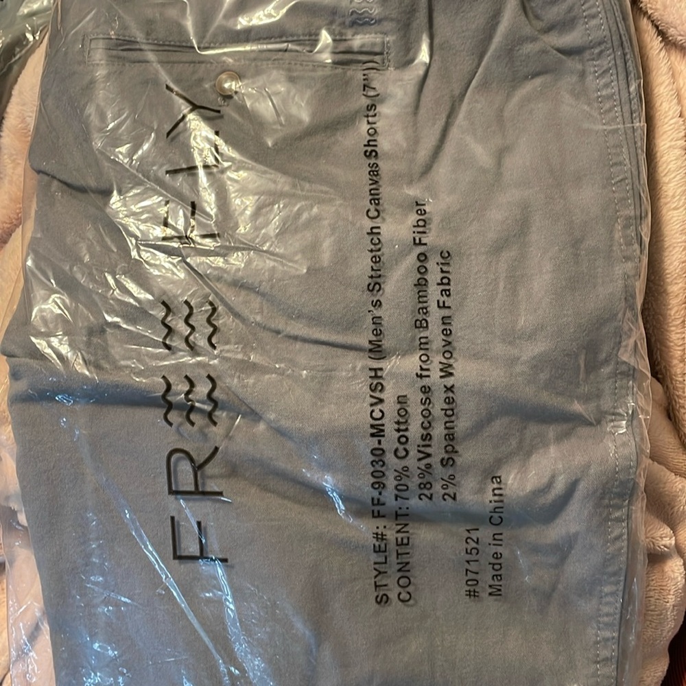 NWT Canvas Free Fly Shorts
